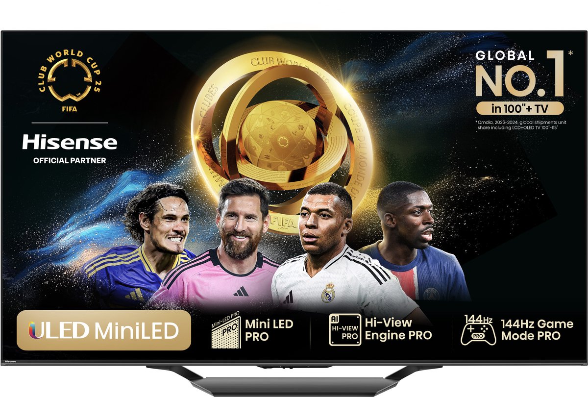 Hisense Mini-LED 4K Smart TV 55U7NQ (2024) 120HZ 55"