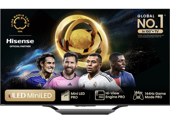 Hisense 55U7NQ - 55 inch - 4K MiniLED - 2024