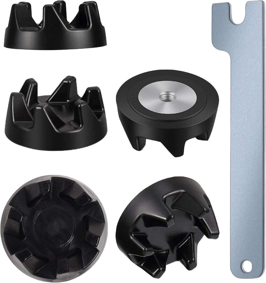 2-delige vervangingsset voor mengerkoppelingen，Voor KitchenAid mixers KSB52, KSB5, 5KSB52 en 5KSB5 thumbnail 5