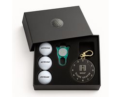 Golfpresentjes - Golf cadeau set scoreteller - Cadeau voor golfer- Incl GRATIS stijlvolle zwarte cadeaubox verpakking - luxe golf box – exclusief Golfcadeau- golfballen- Golf accessoires - Pitchfork - Golftellerl -Golf sport - Golf training - Cadeau