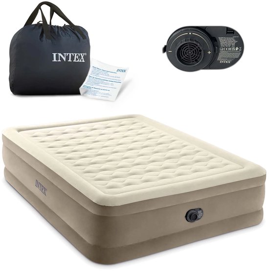 Intex Ultra Plush luchtbed – 2-persoons – 152x203x46 cm
