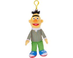 Sesamstraat rugzak clip - Bert - 22 cm - Sleutelhanger - Pluche