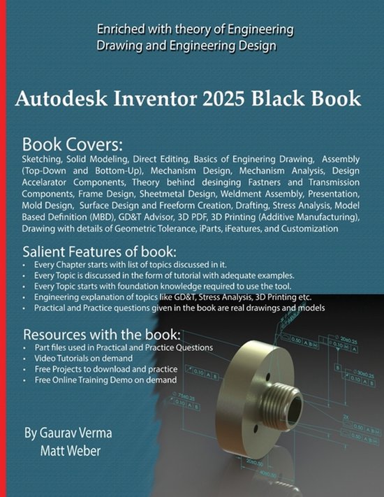 Autodesk Inventor 2025 Black Book - cover