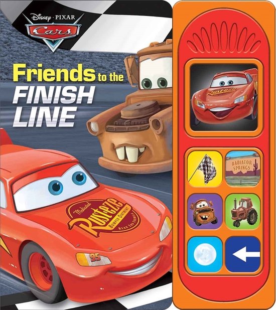 Disney Pixar Cars Little Sound Book Friends To Finish Line - cover