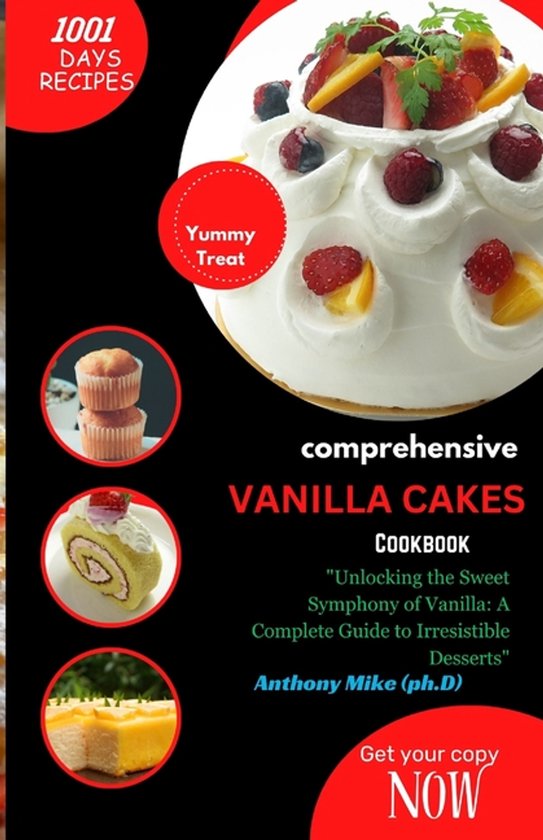 Comprehensive Vanilla Cakes Cookbook - cover
