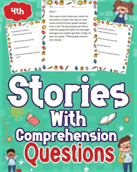 Stories With Comprehension Questions Grade 4th - cover