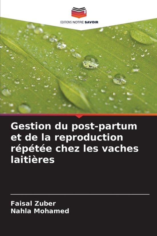 Gestion du post-partum et de la reproduction répétée chez ... - cover