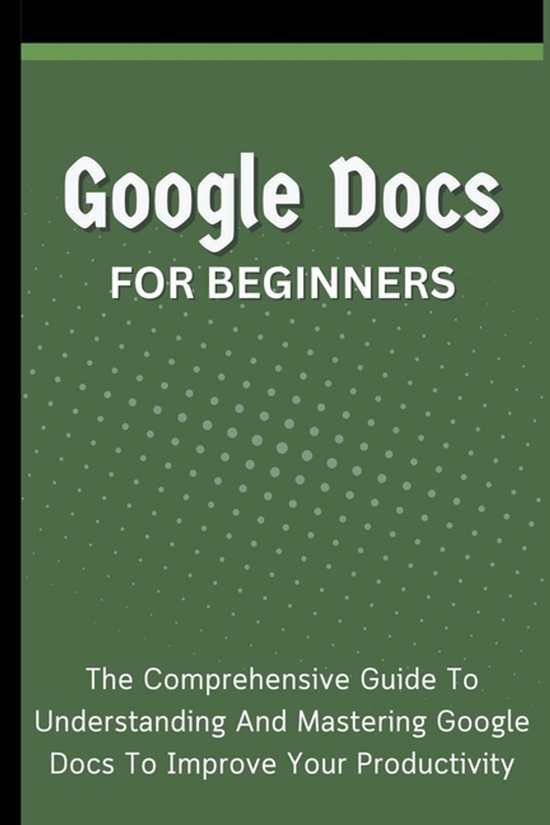 Google Docs For Beginners - cover