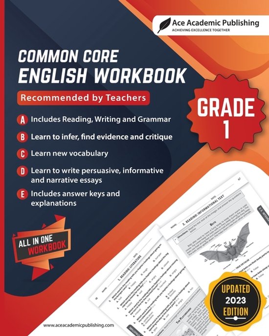 Common Core English Workbook - cover