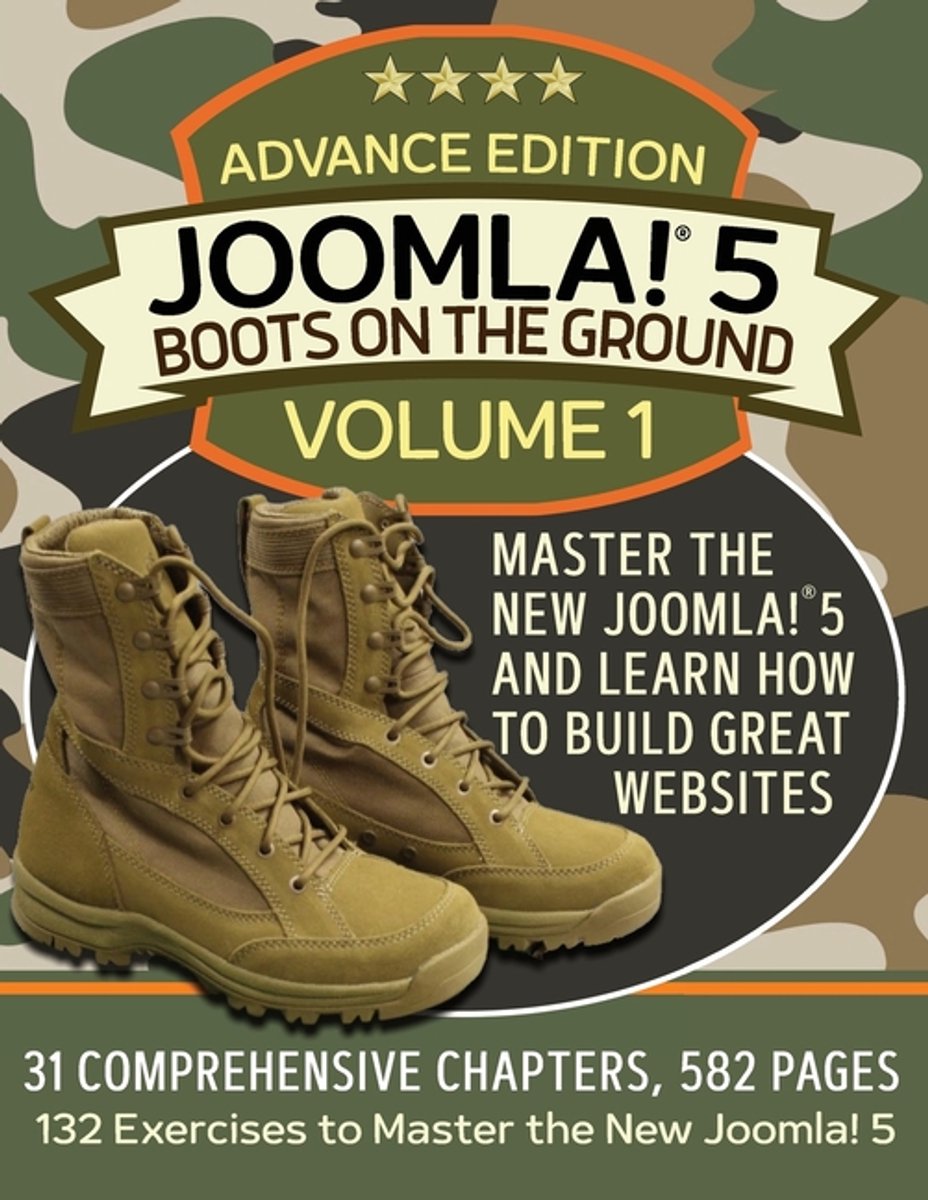 Omslag van Joomla! 5 Boots on the Ground, Advance Edition