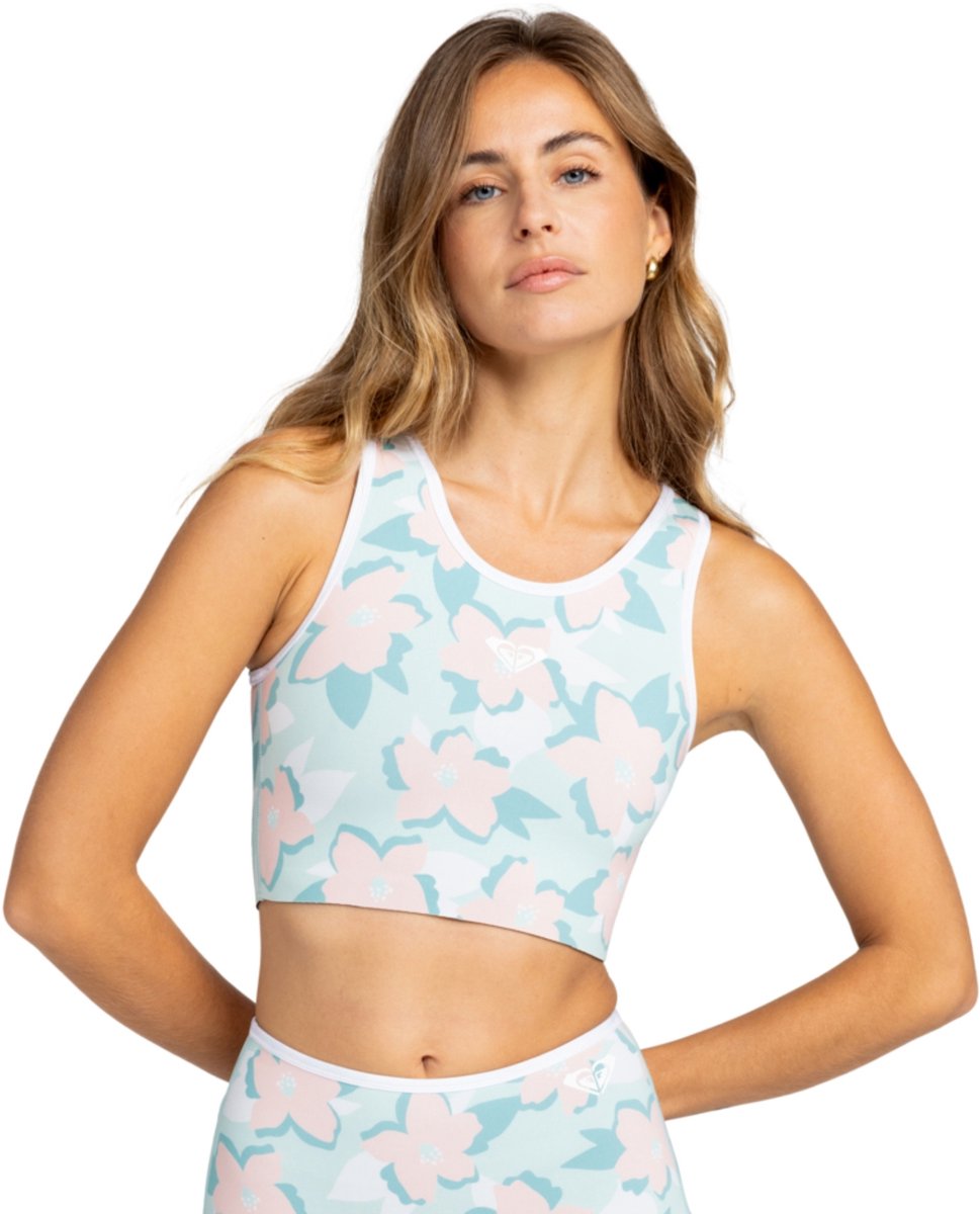 2025 Roxy Dames Rise 1mm Neopreen Top - Harbor Gray