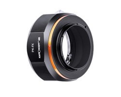 K&F Concept Lens Mount Adapter with Aperture Control Ring for Pentax PK Mount Lens to Fujifilm Fuji X-Series X FX Mount Cameras with Matting Varnish Design for Fuji XT2 XT20 XE3 XT1 X-T2