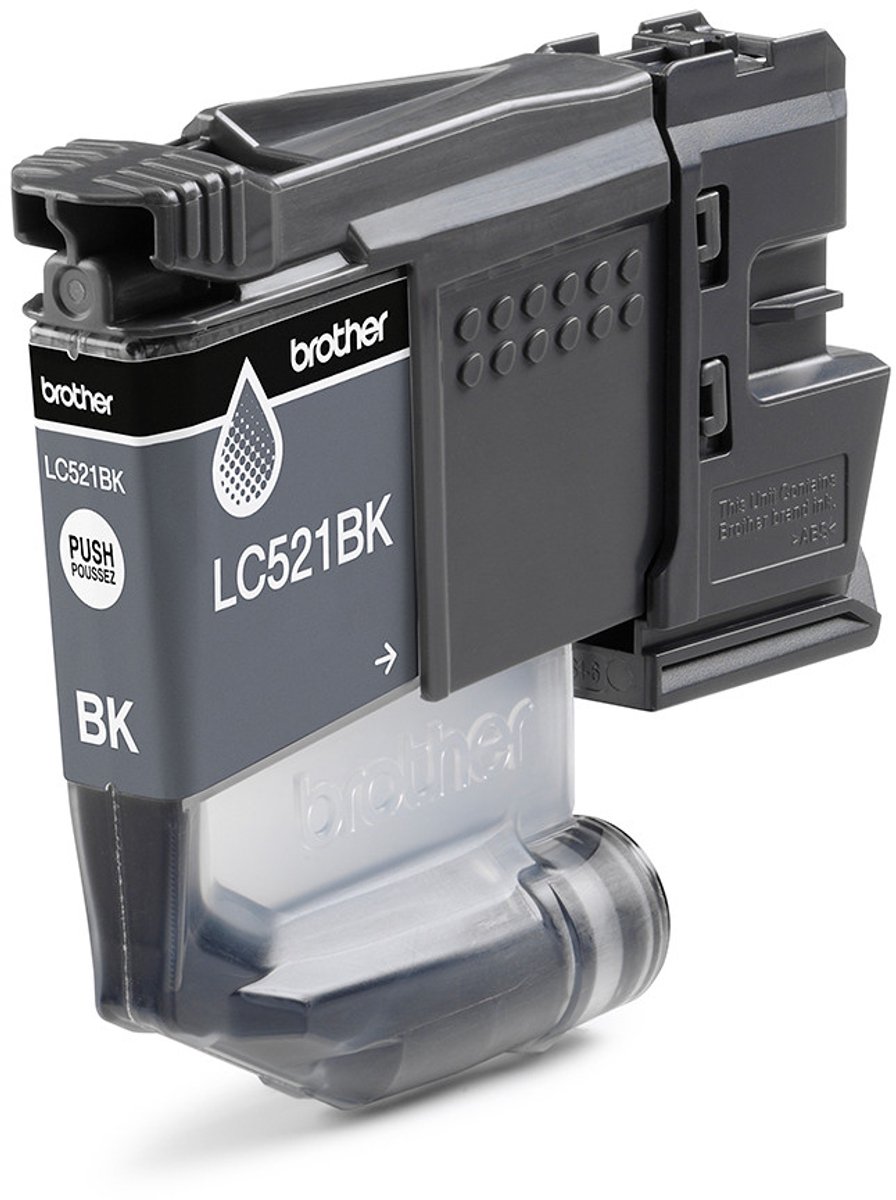 Brother LC521BK inktcartridge 1 stuk(s) Origineel Zwart