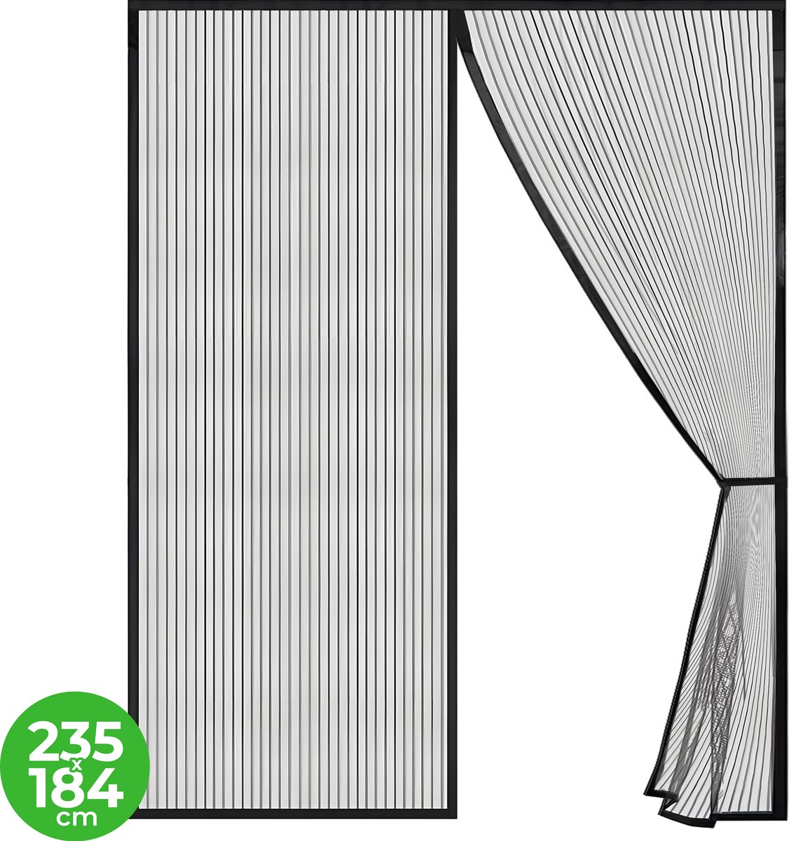 VerminBuster Vliegengordijn Magnetisch - Luxe Deurhor - 235 x 184 cm - Deurgordijn - Horgordijn Deur