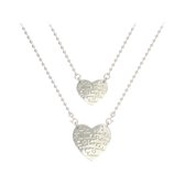 Lora di Lora Ketting Bahia Ti Amo. Korte ketting, in lengte verstelbaar voor female 925 Sterling Zilver 36 cm + 5 cm