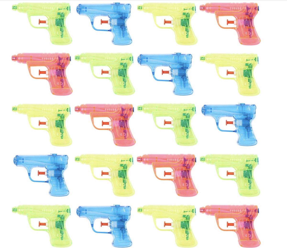 Foryouliving - 20 Mini Waterpistool - Speelgoed voor Kinderen, Jongens & Meisjes Verjaardagen, Kinderfeestjes, Uitdeelcadeautjes, Traktaties - Zwembad & Strandfeesten — afbeelding 8