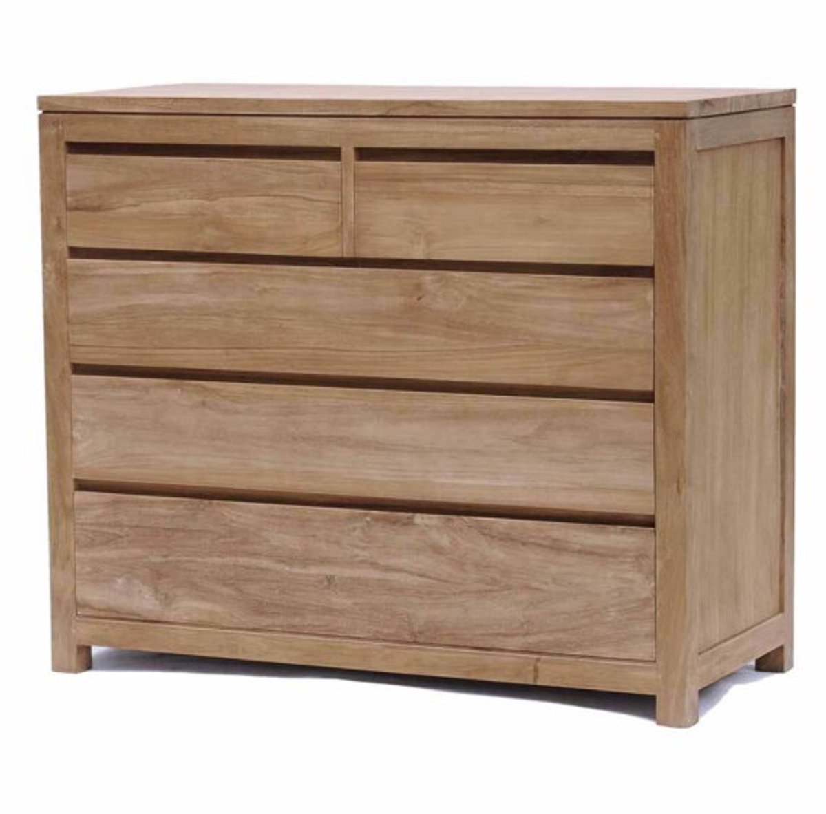 Tower Living Ladekast Corona teakhout 110x95 cm - Dressoir