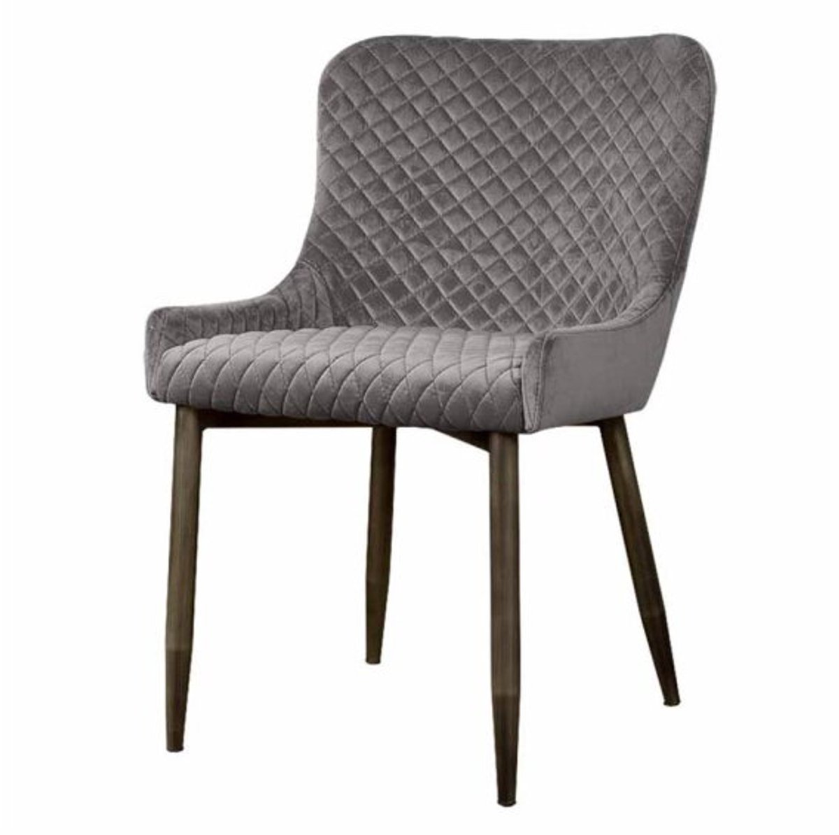 Tower Living Oledo Stoel - fabric Bluvel 14 grey