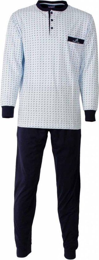 Paul Hopkins - Heren Pyjama - Licht Blauw - Maat S