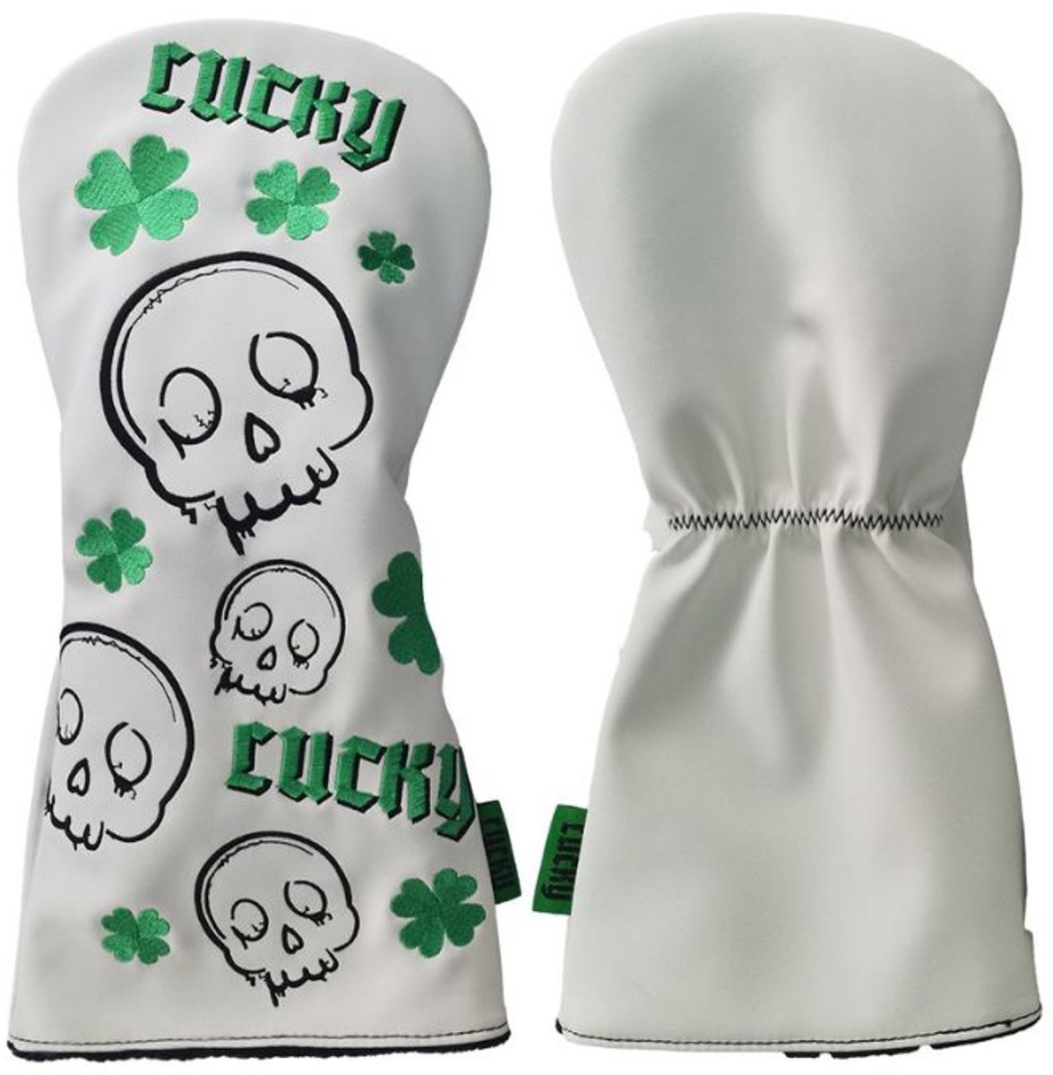 Legend Driver Headcover Lucky Wit Groen
