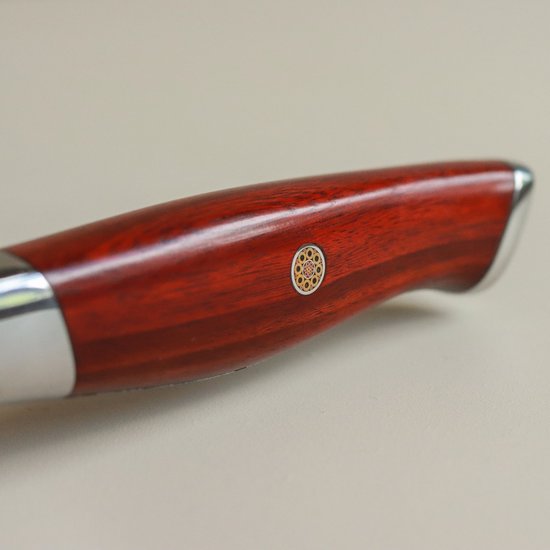 SOPHIOR Collection Classic Héritage - Couteau à pain | Acier 3 couches | Manche en palissandre | 60 HRC