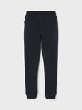Donkerblauwe joggingbroek, model met rechte pijpen.