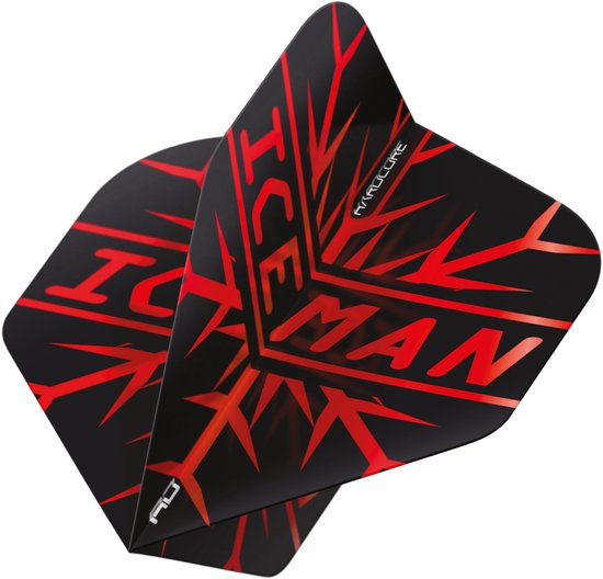 Red Dragon Gerwyn Price Red Hardcore Premium Standard - Dart Flights van Red Dragon — afbeelding 2