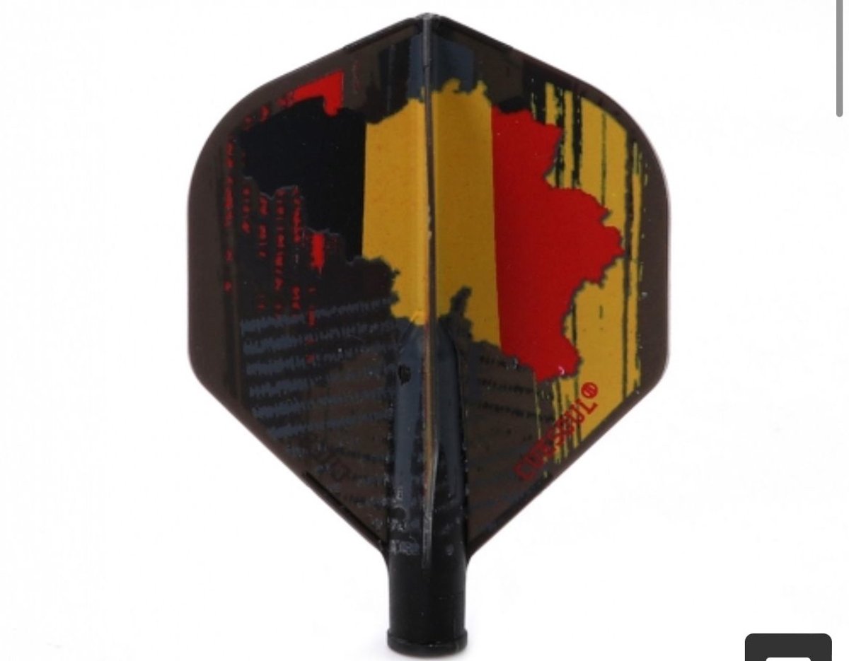 Cuesoul - Tero Flight System AK4 - Belgium Flag Standard - Dart Flights
