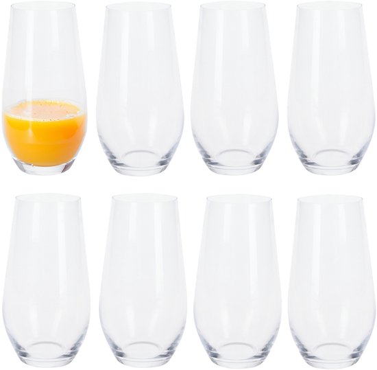 Waterglazen, 290 ml klassieke heldere herbruikbare drinkglazen - 6 Waterglazen, 290 ml klassieke heldere herbruikbare drinkglazen - 6
