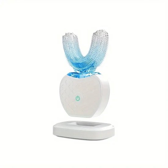 Elektrische Tandenborstel voor Volwassenen, Geluidsgolftechnologie U-Vormige Tandenborstels voor Mondreiniging, Draadloos Opladen & LED Licht - Cadeau voor Vaderdag en Moederdag