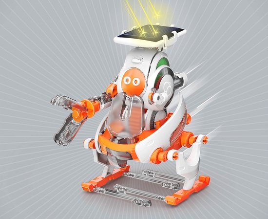 KOSMOS 621247 Solar Bots, Baue 8 Solar-Modelle, Bausatz für Solar Roboter mit Solarenergie-Antrieb, Solarzelle mit Motor, Experimentierkasten für Kinder ab 8-12 Jahre | STEM