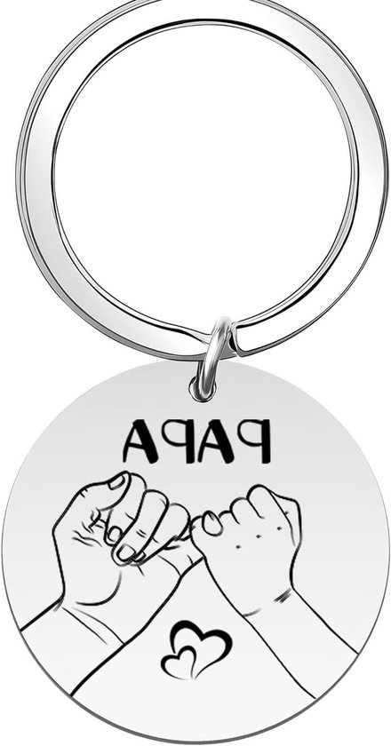 Vader-Zoon bruin leren armband met gravure - Atelier Albertine
