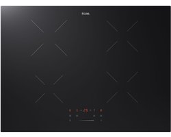 ETNA KI170ZT - Inductiekookplaat (70 cm) - 4 Kookzones - Boostfunctie - Centrale slider - Kinderslot - 10 kookstanden