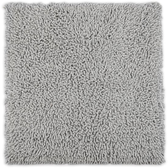 Badmat Zohome Filo - Tapis de salle de bain - Tapis antidérapant - 60x60 - Grijs