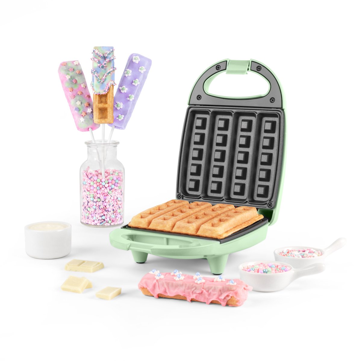Giles & Posner Stick Waffle Maker - 3 Min Voorverwarmen -520W