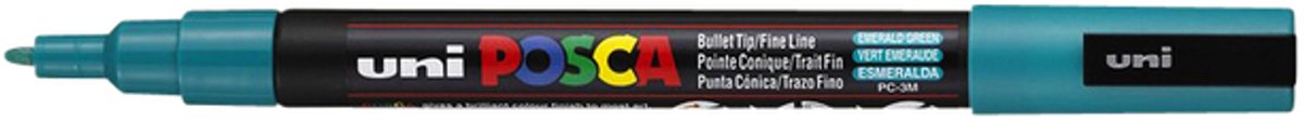 Markeerstift POSCA PC-3M Smaragdgroen (6 Stuks)