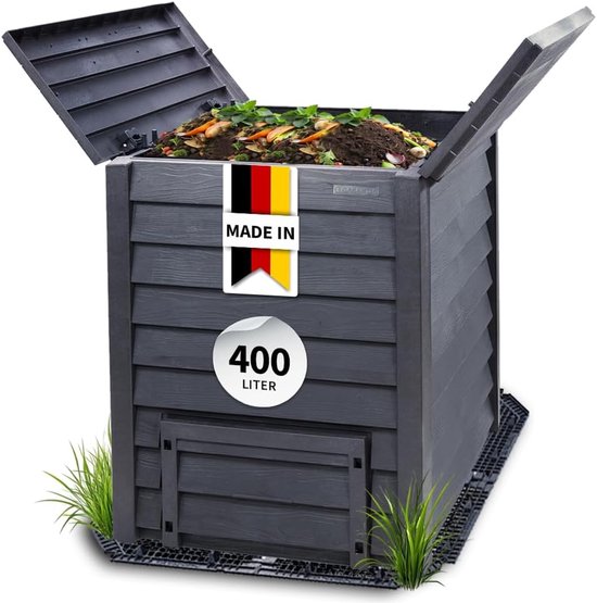 Garantia Thermo-Wood composteerbak - 400 L inclusief bodemrooster