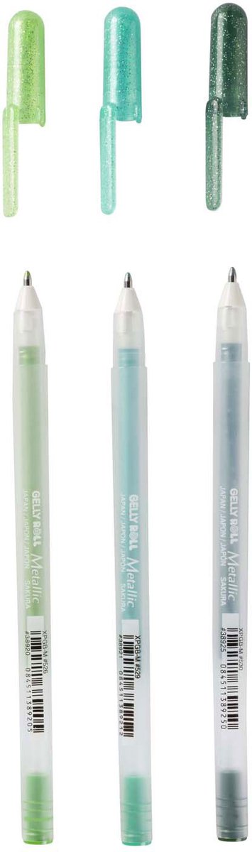 Sakura Gelly Roll Metallic Set 3 Gelpennen Forest