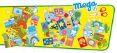 SES - Ik leer knippen - Mega set - Montessori Speelgoed - met 48 mooie knipvellen en veilige schaar die alleen papier knipt - Knutselpakket - Speelgoed 3 jaar