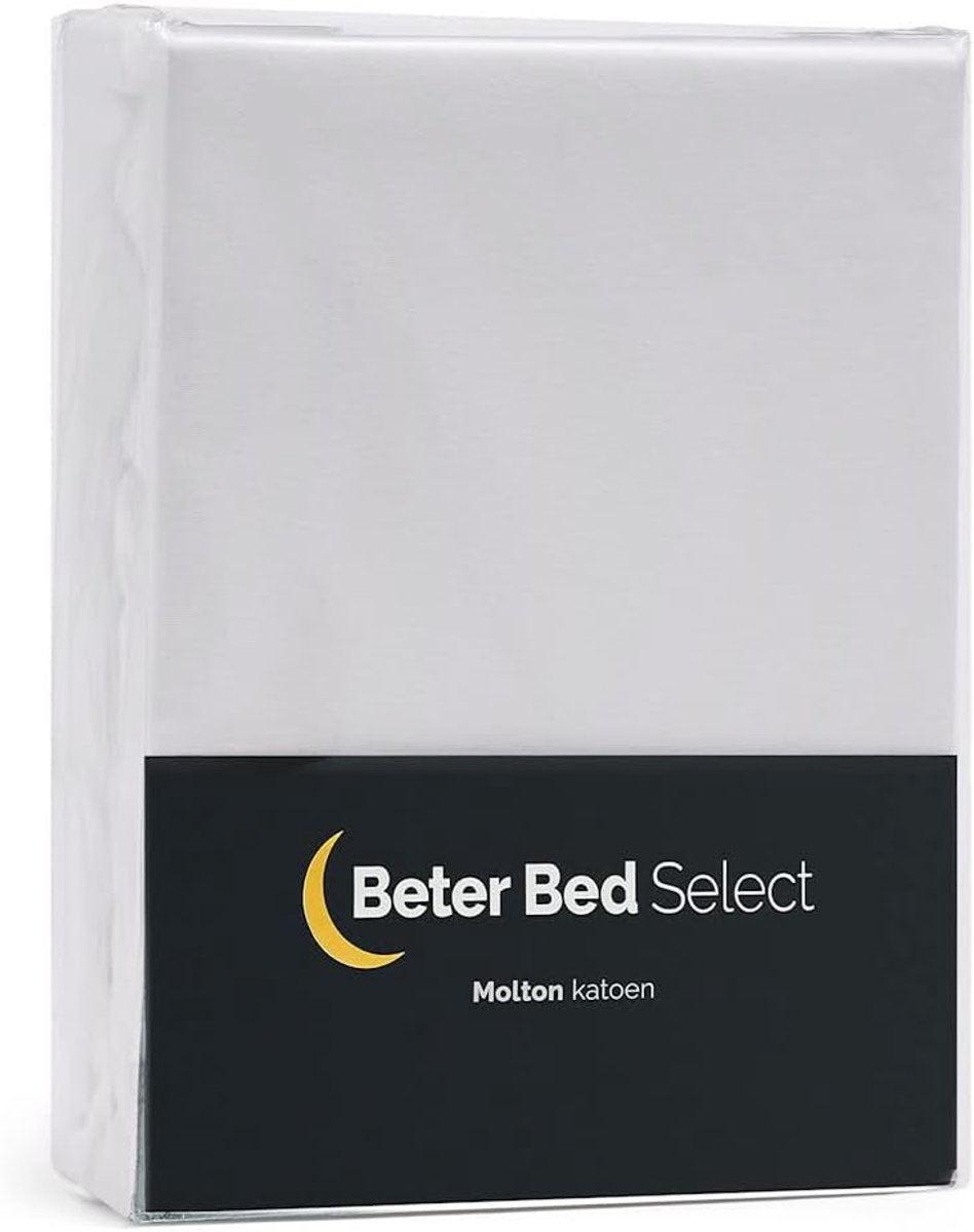 Molton Matrashoess voor Matrassen tot 30 cm - 100% Katoen, Vochtabsorberend en Ventilerend - 160 x 210 cm