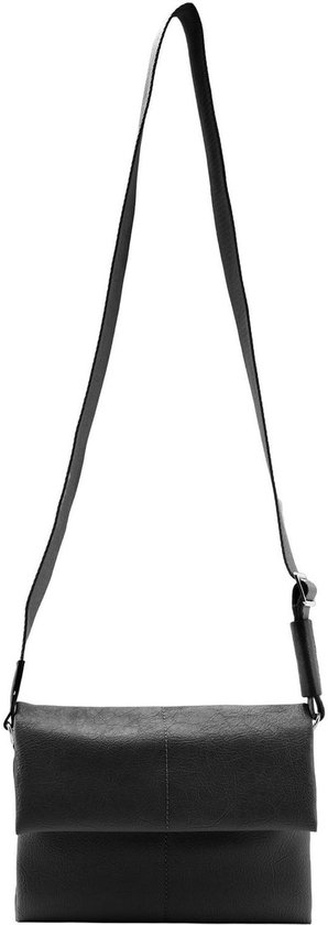 SEIDENFELT MANUFAKTUR Sac à épaule bandoulière Vejen Crossbag Glossy Black Noir