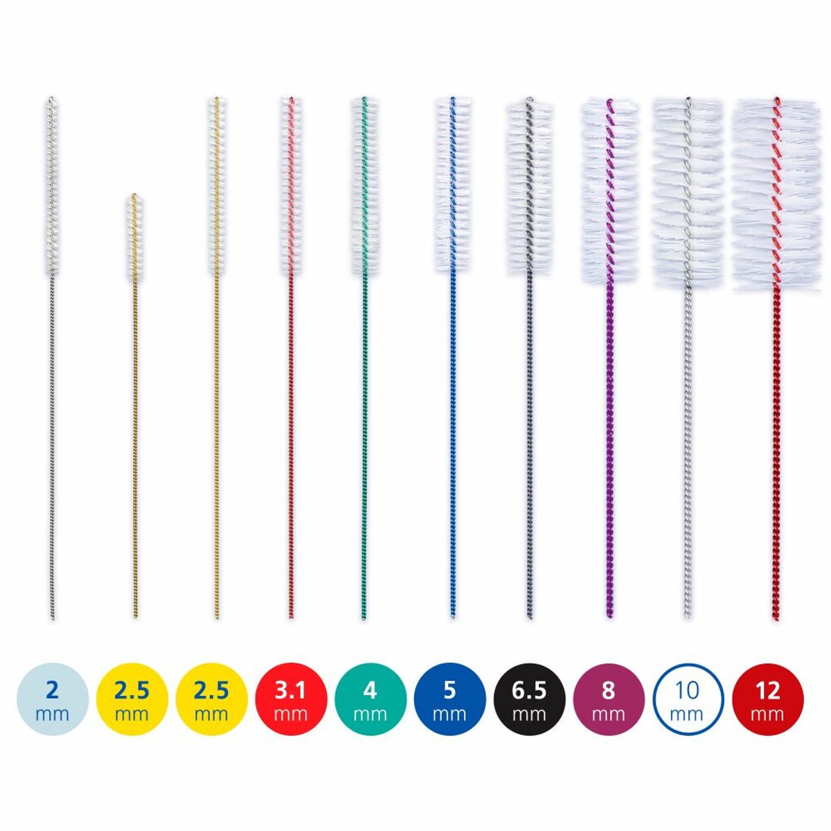 Lactona Interdentaal Ragers - X-Large 10mm - Transparant - 6 gripzak x 5 stuks -