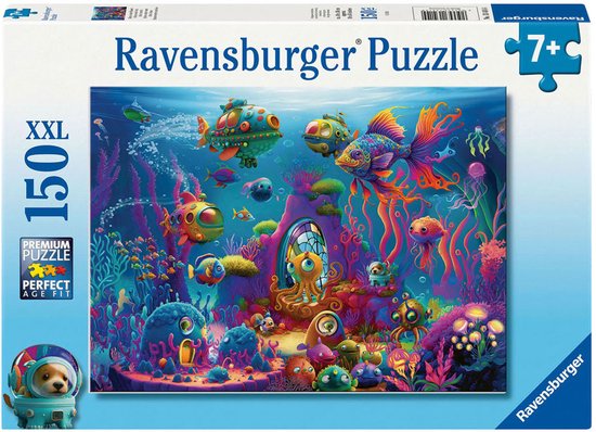Ravensburger puzzel Alien ocean - Legpuzzel - 150 XXL stukjes