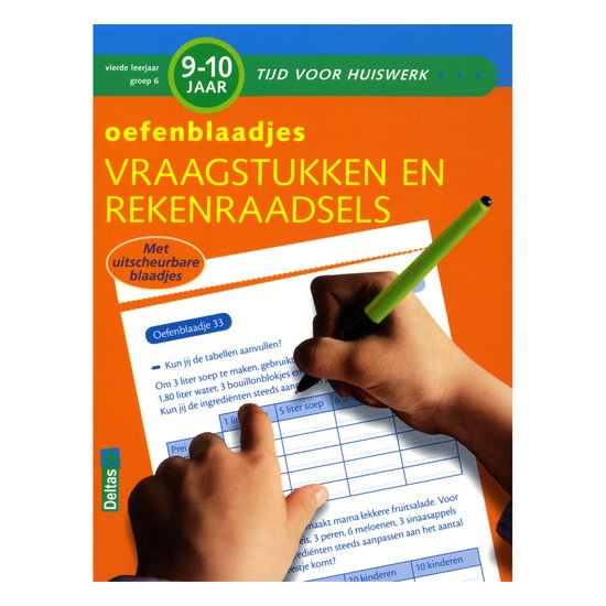 Tijd voor huiswerk - Oefenblaadjes Vraagstukken en rekenraad ... - cover