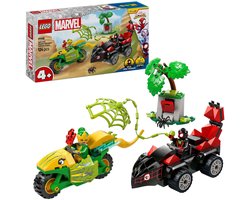 foto van LEGO Marvel Spidey en zijn geweldige vriendjes Spin en Electro achtervolging met dinosaurusvoertuigen - 11198