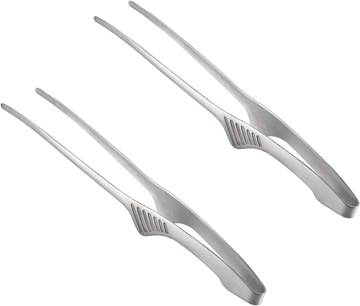 Roestvrijstalen Grillpincet - Multifunctioneel Keukentang - 2 Stuks