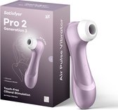 Satisfyer Pro 2 Next Generation, producttest 1,6 (GOED), clitoriszuiger met 11 intensiteitsniveaus, oplegvibrator met accutechnologie, waterdicht
