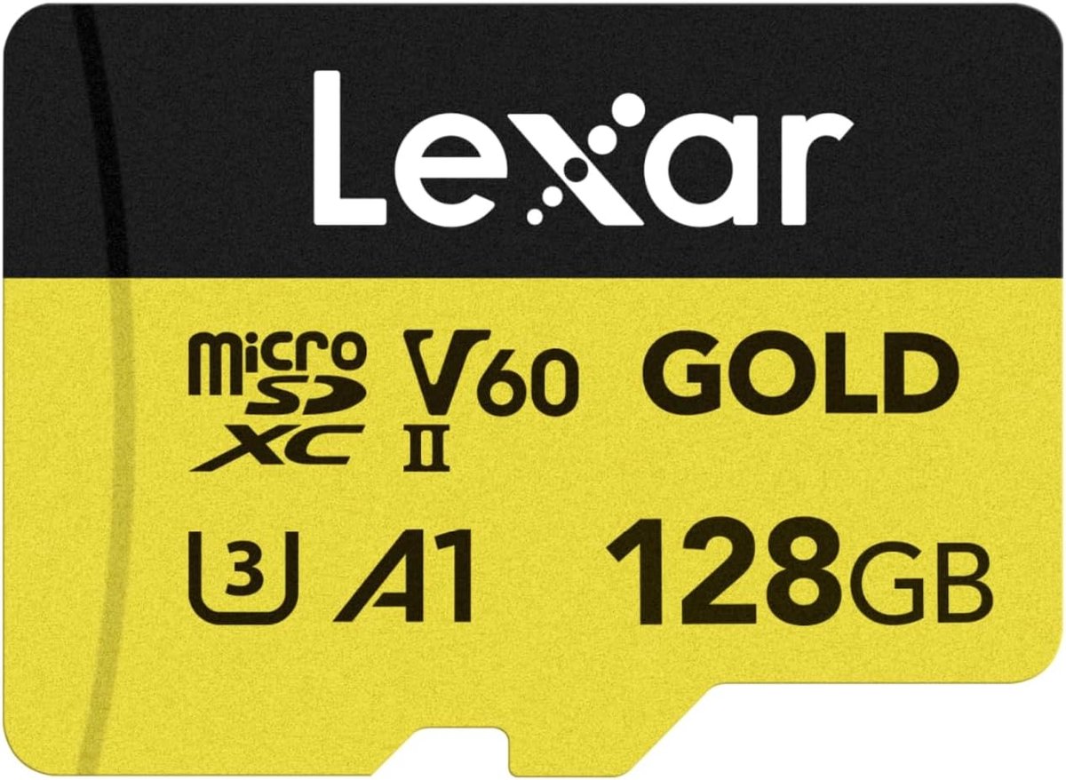 128GB Micro SD Kaart - UHS-II Flash Geheugenkaart voor Drone en Actiecamera - Tot 280 MB/s
