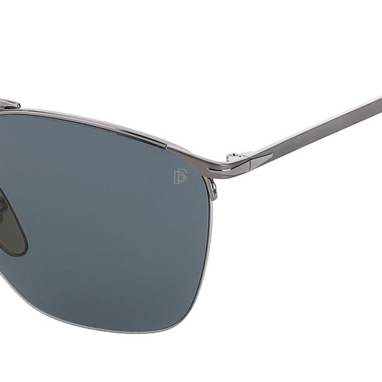 David Beckham DB 1001/S Zonnebril Donker Ruthenium Heren van Merkloos — afbeelding 3