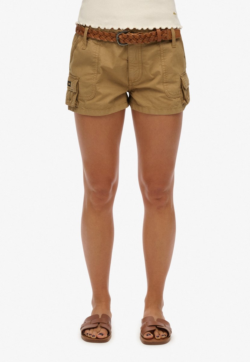 Superdry Utility cargoshort Dames Korte broeken Bruin